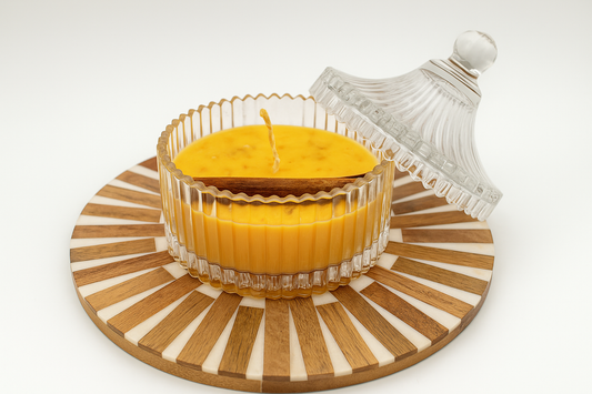 Warm Bliss - Orange, Cinnamon & Vanilla Aromatherapy Candle | Moksham Creations